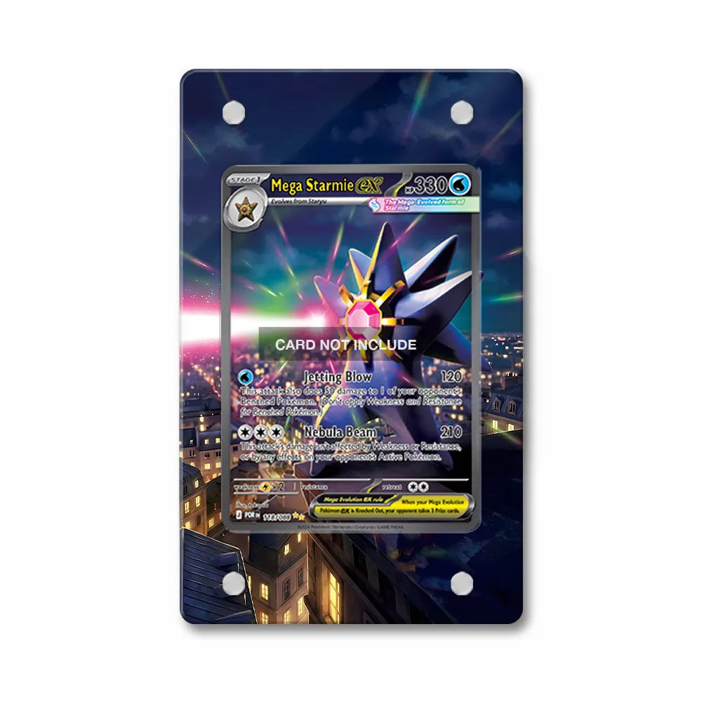 Mega Starmie ex SIR SAR Nihil Zero Perfect Order Extended Art Display Cases