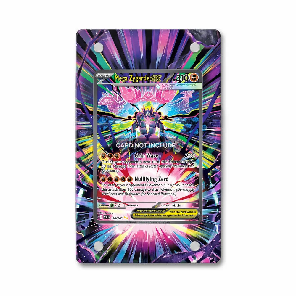 Mega Zygarde ex SIR SAR Nihil Zero Perfect Order Extended Art Display Cases